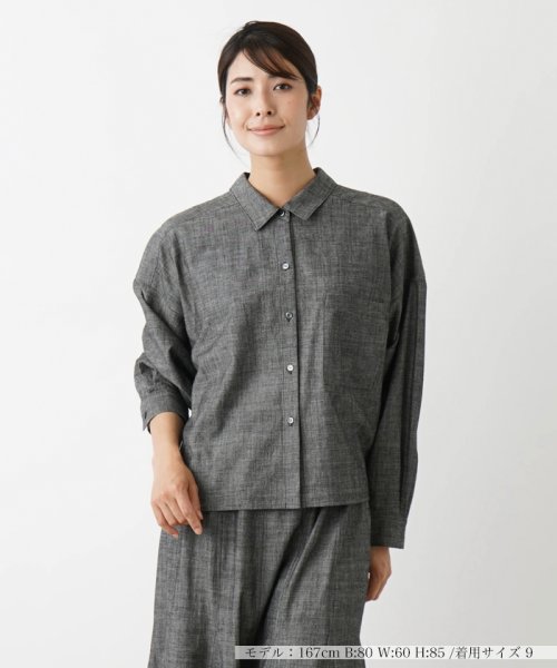 【セットアップ対応商品】ラウンドカットブラウス【THE NEW】【Leilian WHITE LABEL】 NEW WHITE LABEL