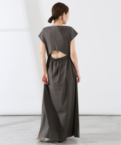 オープンバック ドライジャージドレス VERMEIL par