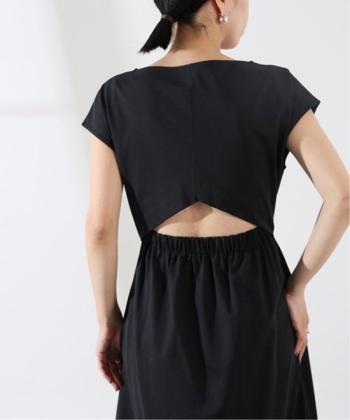 オープンバック ドライジャージドレス VERMEIL par