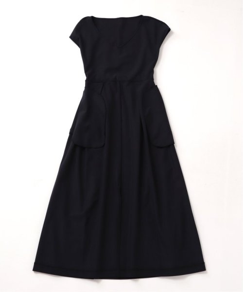 オープンバック ドライジャージドレス VERMEIL par