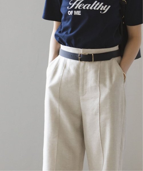 ラメリネンワイドパンツ 