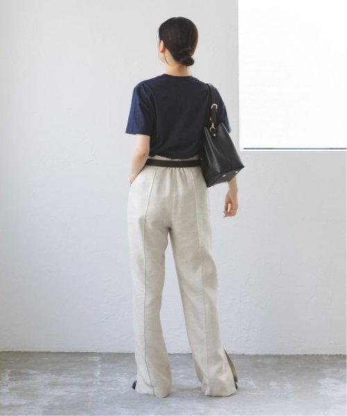 ラメリネンワイドパンツ 