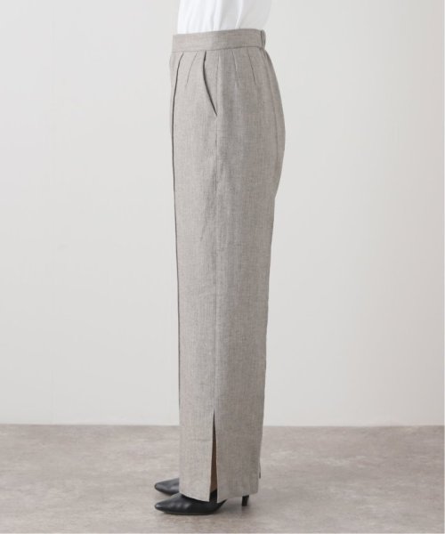 ラメリネンワイドパンツ 