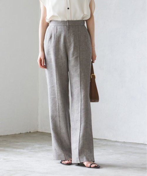 ラメリネンワイドパンツ 