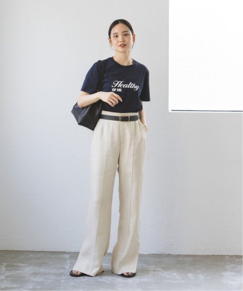 ラメリネンワイドパンツ 