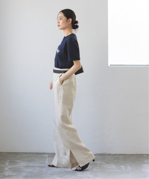 ラメリネンワイドパンツ 