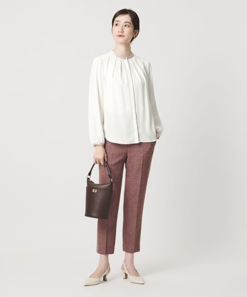 バイカラー パイピング ブラウス B82 W57 H84 着用サイズ：FREELT B75 W60 H83