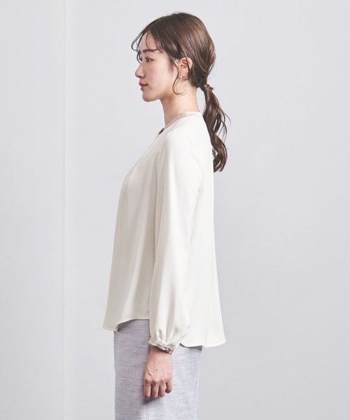 バイカラー パイピング ブラウス B82 W57 H84 着用サイズ：FREELT B75 W60 H83