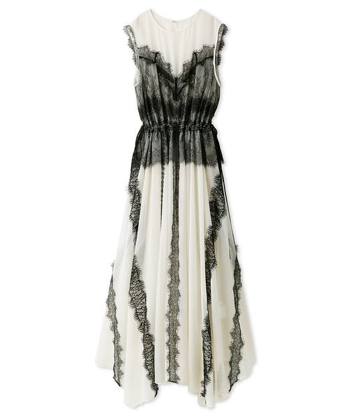 レーストリムフレアドレス 予めご了承ください