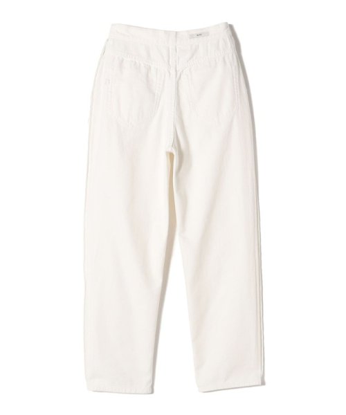 〈洗濯機可能〉セミ カーブ ホワイト デニム パンツ 