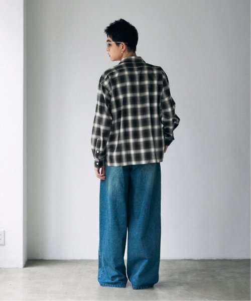 《予約》【J.S.Homestead / Stead】OMBRE OPEN SHIRT Stead Homestead