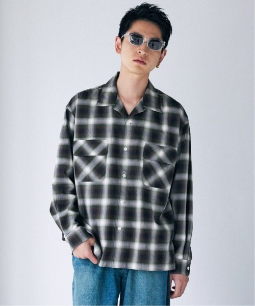《予約》【J.S.Homestead / Stead】OMBRE OPEN SHIRT Stead Homestead
