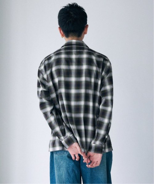 《予約》【J.S.Homestead / Stead】OMBRE OPEN SHIRT Stead Homestead