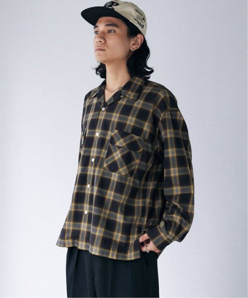 《予約》【J.S.Homestead / Stead】OMBRE OPEN SHIRT Stead Homestead