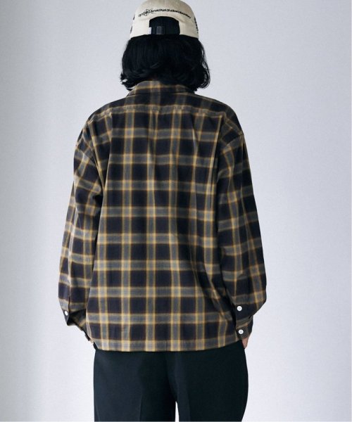 《予約》【J.S.Homestead / Stead】OMBRE OPEN SHIRT Stead Homestead