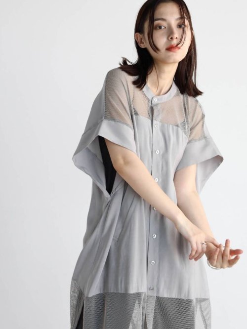 メッシュドッキングロングシャツ 人気・おすすめ｜使いやすい・旅行におすすめ 品質保証 全国発送 在庫限り