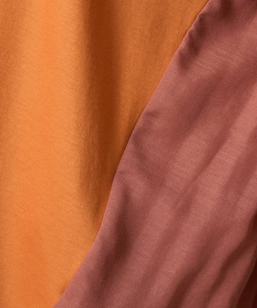 [接触冷感]ドライコットンボリュームスリーブ7分袖プルオーバー 