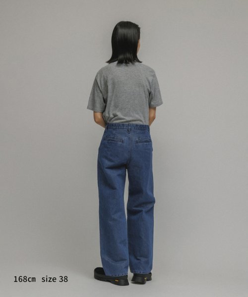 セール】［PANTS］GLITTER DENIM COIN POCKET TACK PANTS(506413127 