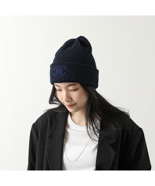 CHANEL★シャネル CCロゴ ニット帽 帽子 CHANEL★シャネル CCロゴ ニット帽 帽子