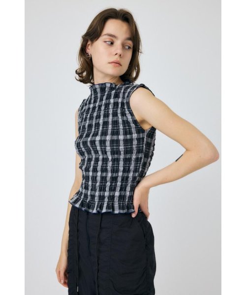 セール】SHIRRING SLEEVELESS トップス(506424368) | マウジー(moussy 