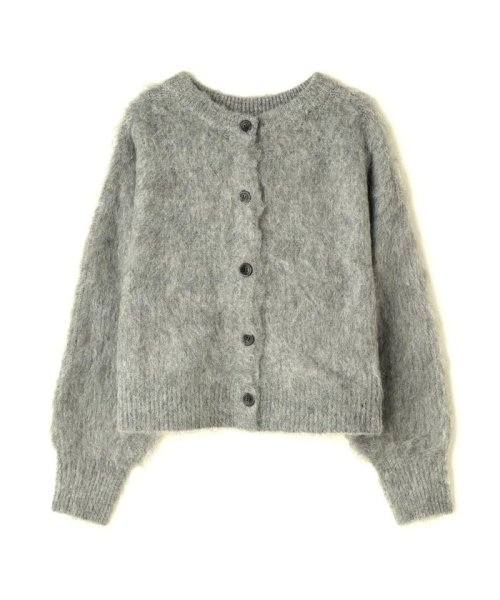 N Natural Beauty Basic(エヌナチュラルビューティベーシック)/クルーネックフェザーカーディガン 24AW/img01