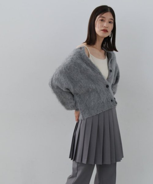 N Natural Beauty Basic(エヌナチュラルビューティベーシック)/クルーネックフェザーカーディガン 24AW/img07