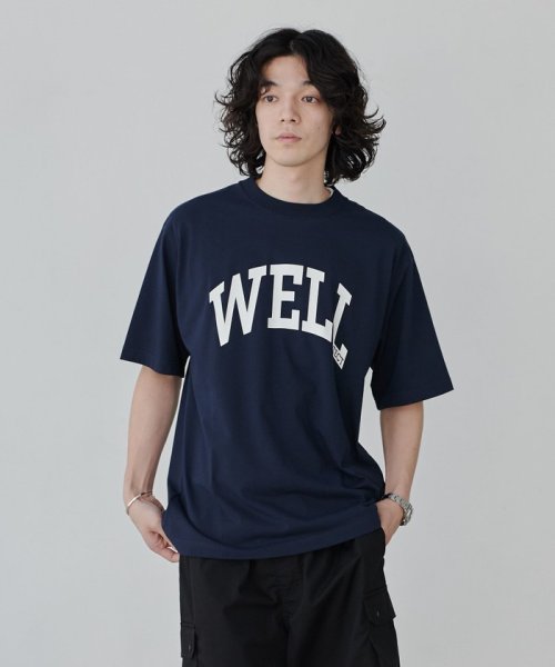 coen(coen)/【WELLTECT】ロゴプリントクルーネックTシャツ（WEB限定カラー）/img17