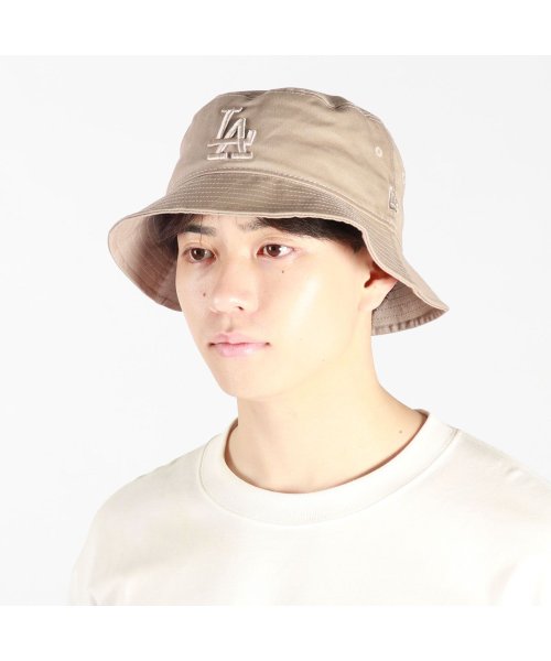 NEW ERA(ニューエラ)/【正規取扱店】NEW ERA バケットハット 帽子 ニューエラ ハット バケハ 綿 オシャレ カジュアル 刺繍 春夏 秋冬 MLB Tonal Logo/img02