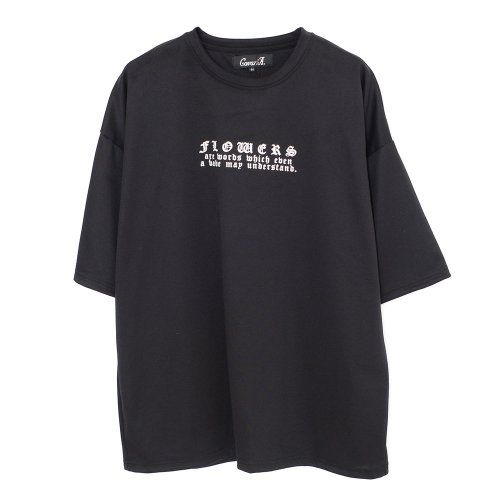 CavariA(キャバリア)/CavariA アーチローズ刺繍半袖Tシャツ/img12