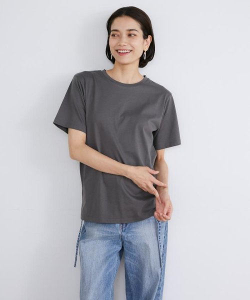 INED(イネド)/《大きいサイズ》ベーシック半袖Tシャツ/img14