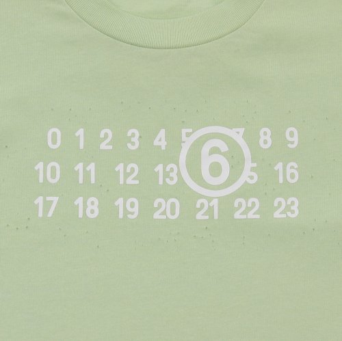 エムエムシックス メゾンマルジェラ Tシャツ カットソー グリーン 