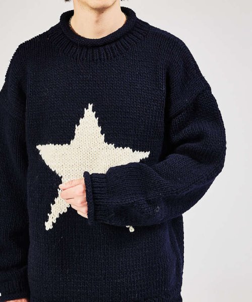 ABAHOUSE(ABAHOUSE)/【THRIFTY LOOK/スリフティールック】STAR HAND KNIT R/img06