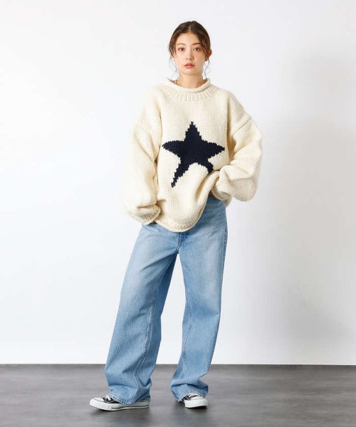 ABAHOUSE(ABAHOUSE)/【THRIFTY LOOK/スリフティールック】STAR HAND KNIT R/img13