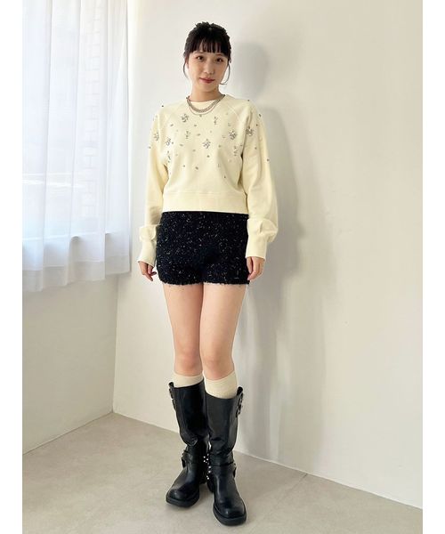 L.B CANDY STOCK]CANDYビジュースウェット(506496434)｜阪急
