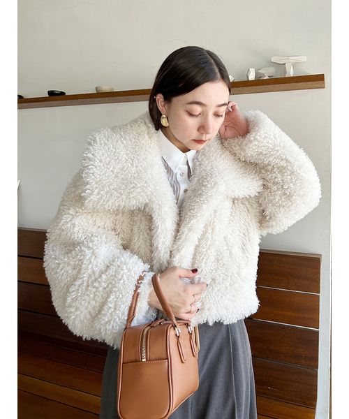 プードルファータッチダッフルコート ホリデーアンドホリデー プードル