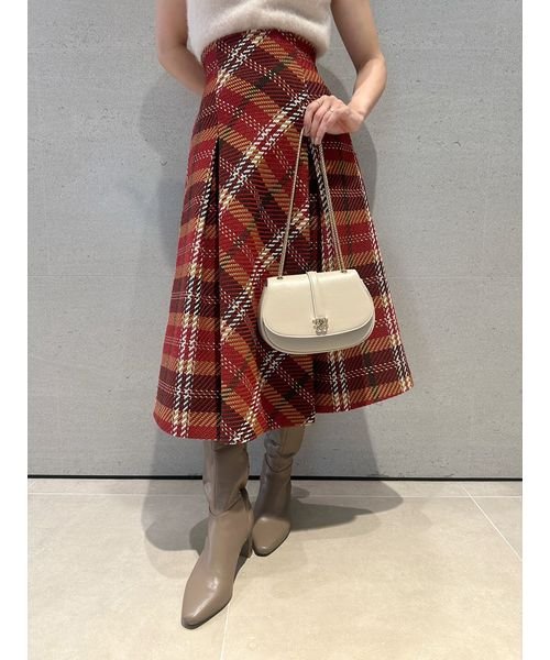 ロービングチェックロングスカート(506500711) | スナイデル(SNIDEL  