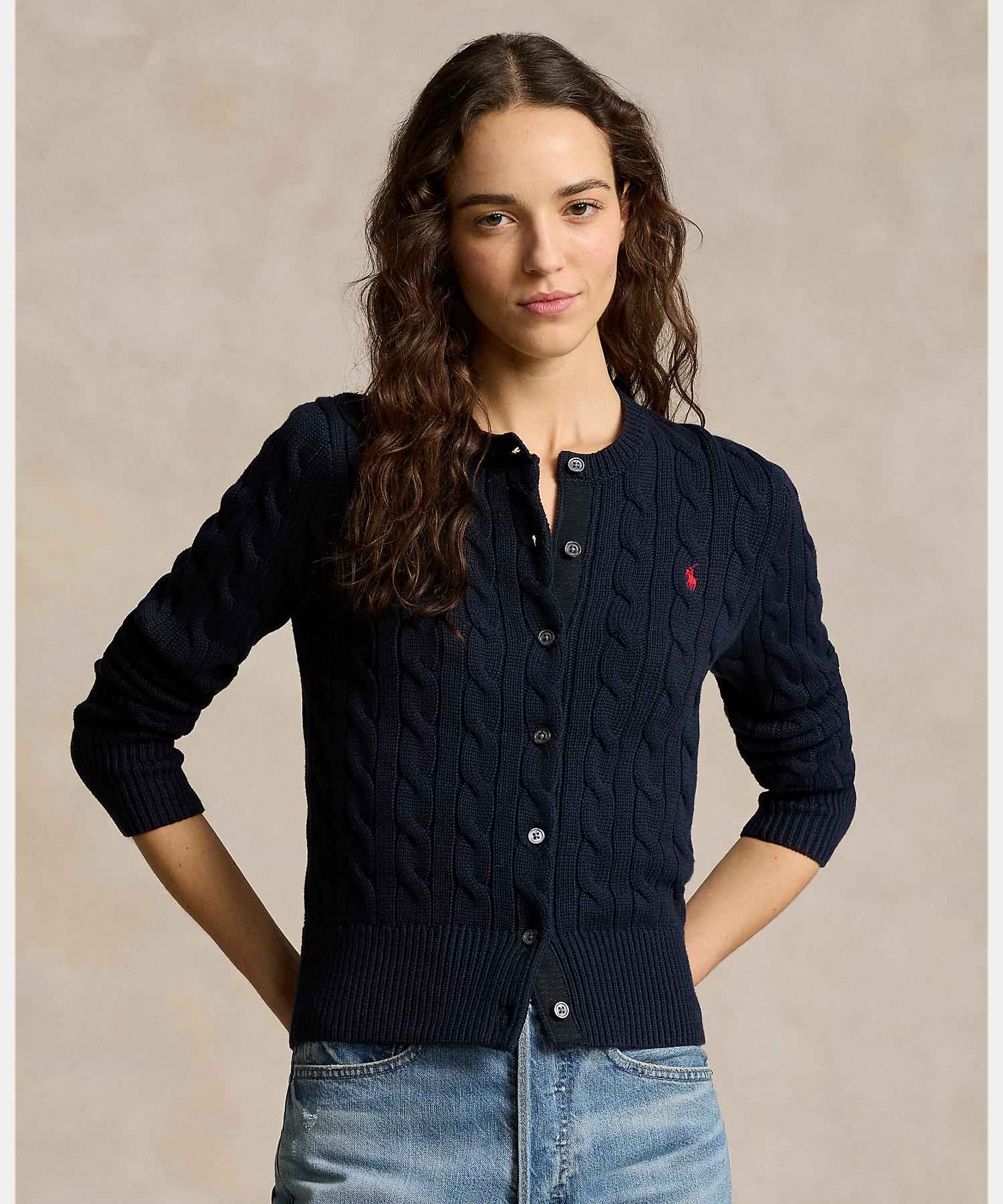 新品ラルフローレンケーブルニットカーディガン2024