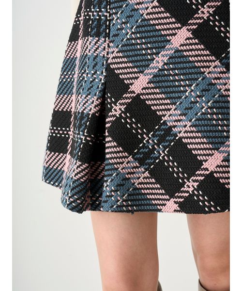 ロービングチェックミニスカート(506500712)｜阪急百貨店公式