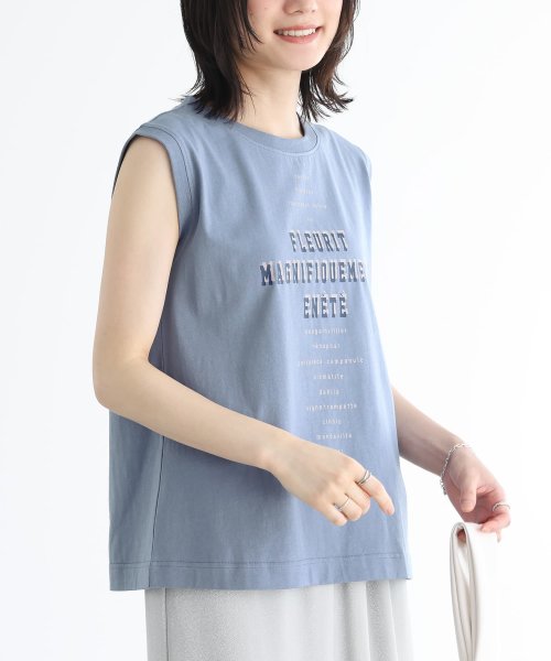 osharewalker(オシャレウォーカー)/『ロゴフレンチスリーブTシャツ』/img09