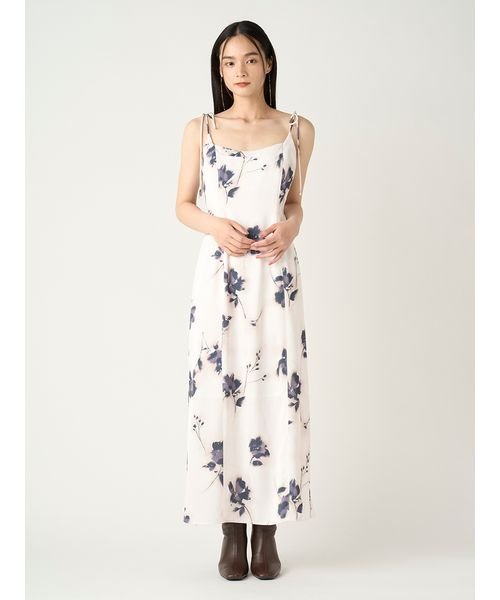 ビスチェデザインサテンキャミワンピース(506525742)｜阪急百貨店公式  