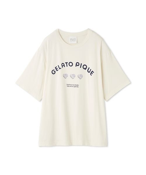 gelato pique(gelato pique)/【接触冷感】【UNISEX】ワンポイントTシャツ/img30