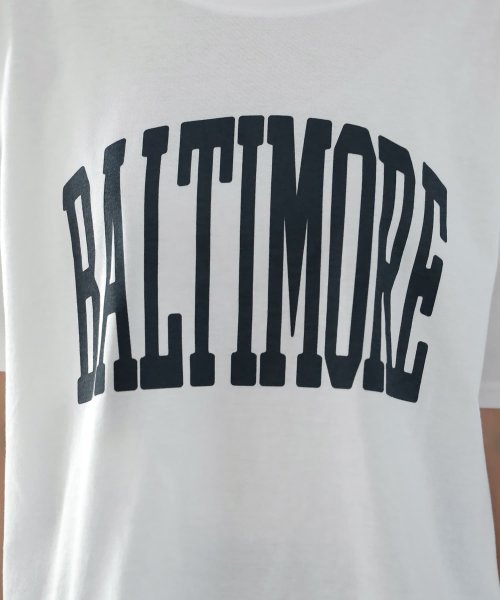 STYLE DELI(スタイルデリ)/【Made in JAPAN】ロゴプリントTシャツ／BALTIMORE/img09