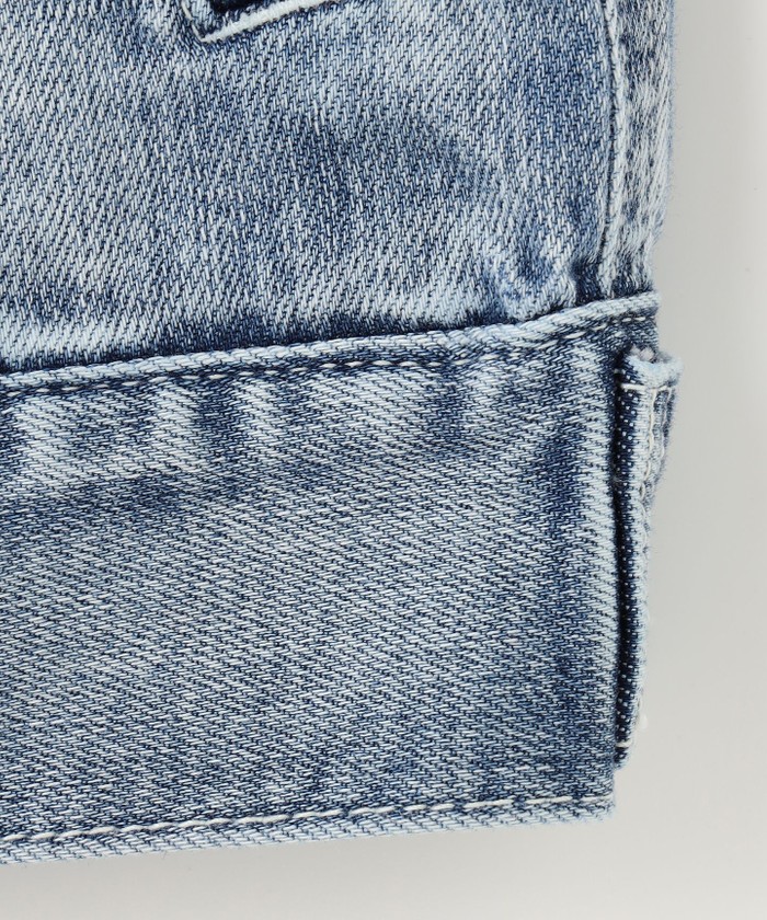 ご好評につき追加生産・洗える】USUKARU DENIM ノーカラージャケット