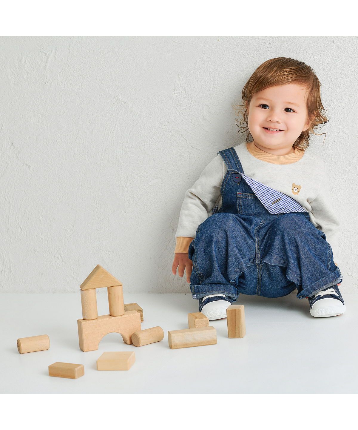 ミキハウス オーバーオール ロンパース まとめ売り5点！！