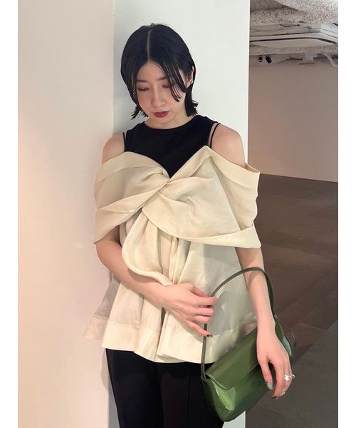 カットコンビペプラムトップス(506525714)|阪急百貨店公式通販 カットコンビペプラムトップス(506525714)|阪急百貨店公式通販