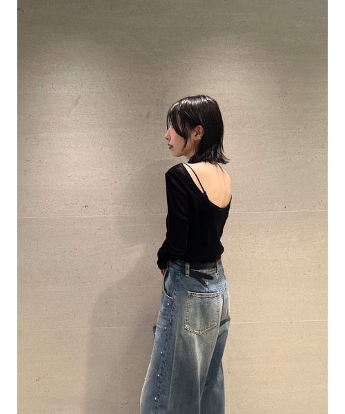 フロッキープリント2wayトップス(506525715)｜阪急百貨店公式