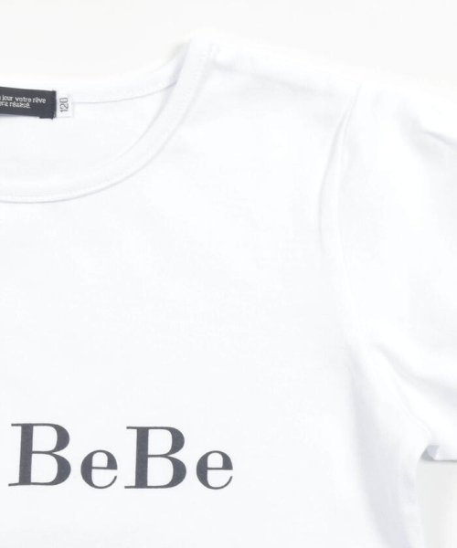 BeBe(ベベ)/ロゴハート刺しゅう天竺半袖Tシャツ(90~150cm)/img06