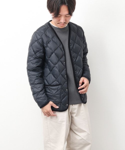 NOLLEY’S goodman(ノーリーズグッドマン)/【TAION/タイオン】別注PIPING V NECK DOWN CARDIGAN/img04