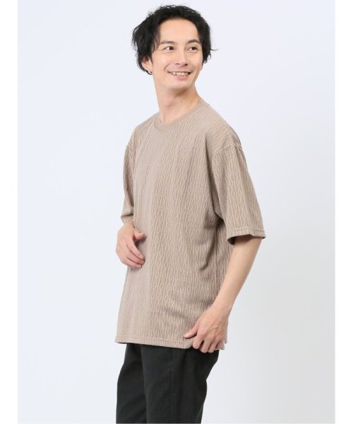 TAKA-Q(タカキュー)/ケーブルジャガード クルーネック半袖Tシャツ メンズ Tシャツ カットソー カジュアル インナー トップス ギフト プレゼント/img20