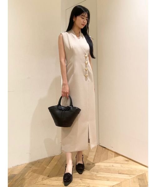 金ボタンジレワンピース(506587247)｜阪急百貨店公式通販サイト｜阪急  